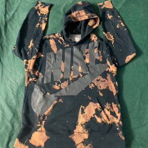 Self Made Tie (Bleach) Dye Nike Sweater